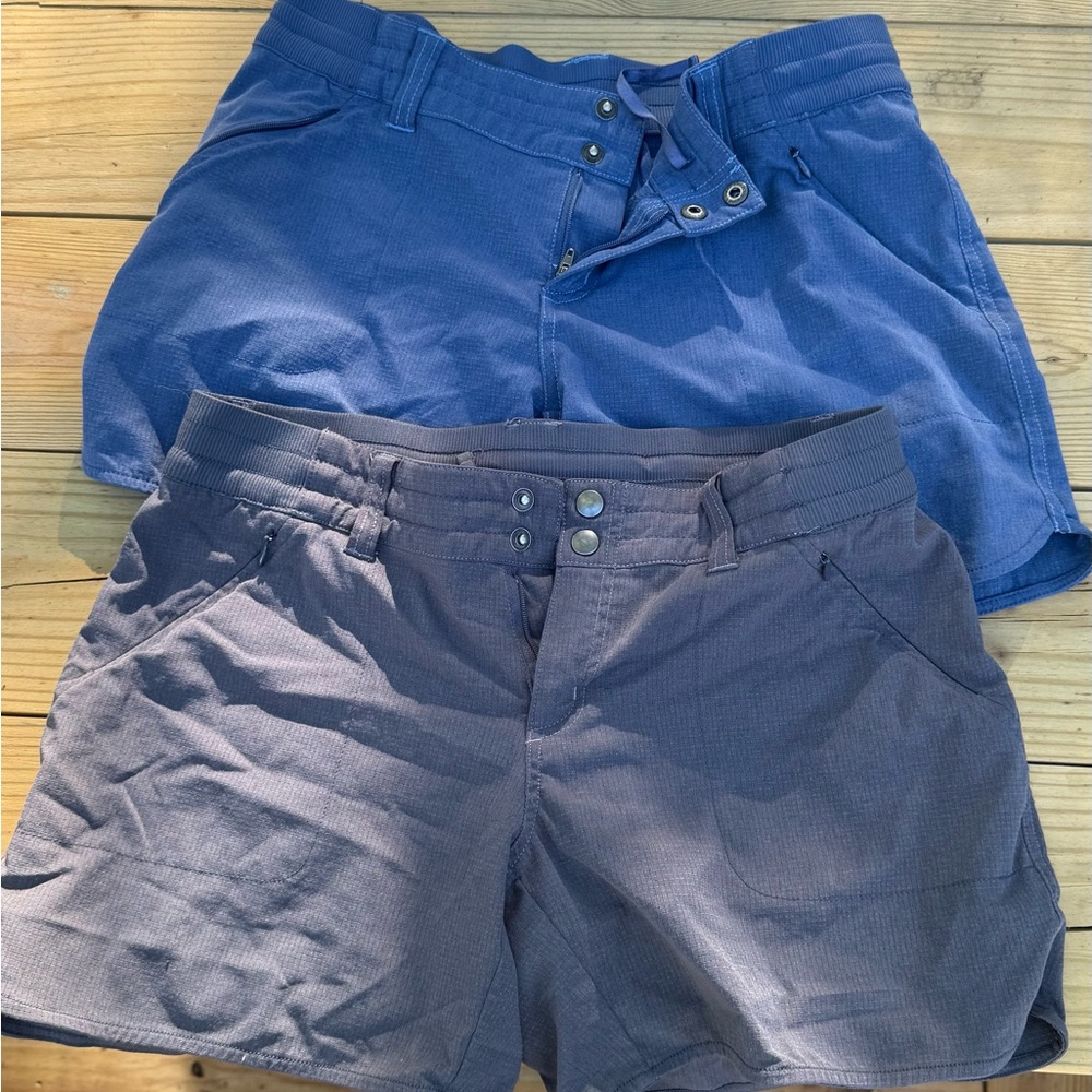 Kuhl Women's Blue and Gray Athletic Shorts size 6 - lot of 2